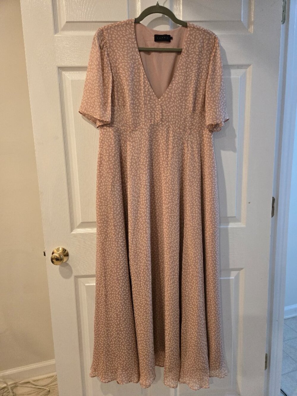 Hatch maternity maxi dress
